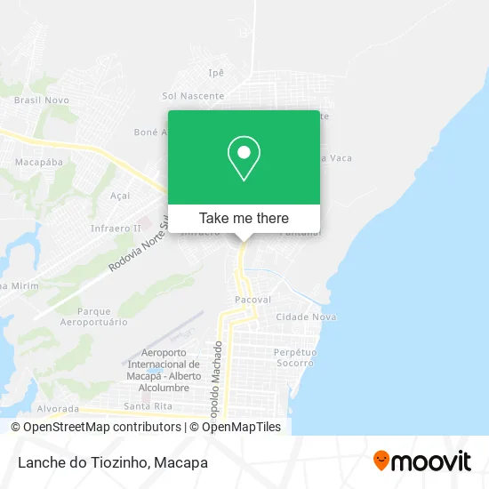 Lanche do Tiozinho map