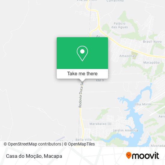 Casa do Moção map
