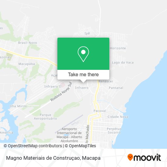 Mapa Magno Materiais de Construçao