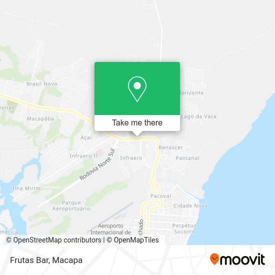 Frutas Bar map