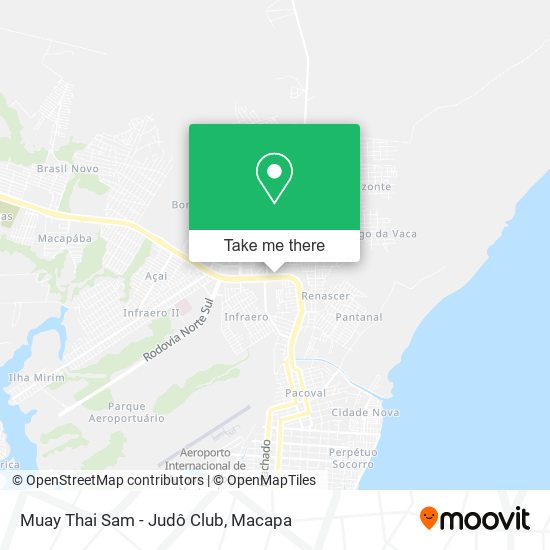 Muay Thai Sam - Judô Club map