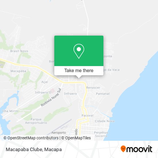 Macapaba Clube map