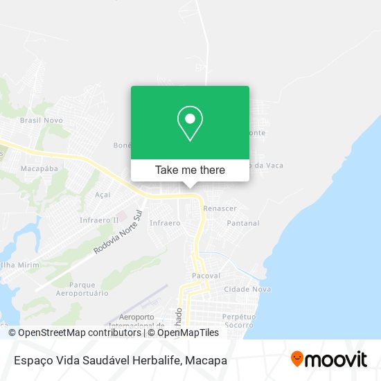 Mapa Espaço Vida Saudável Herbalife