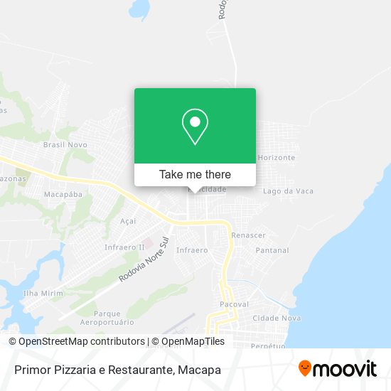 Primor Pizzaria e Restaurante map