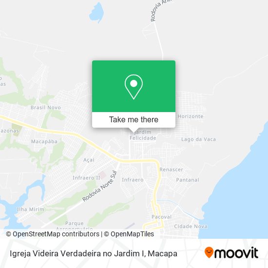 Mapa Igreja Videira Verdadeira no Jardim I