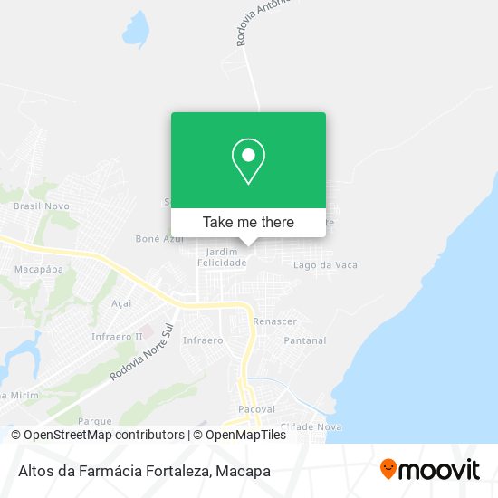 Altos da Farmácia Fortaleza map