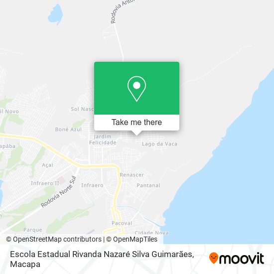 Escola Estadual Rivanda Nazaré Silva Guimarães map