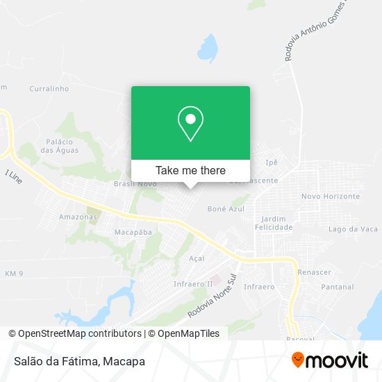 Salão da Fátima map