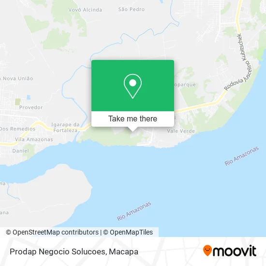 Prodap Negocio Solucoes map