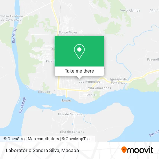 Laboratório Sandra Silva map
