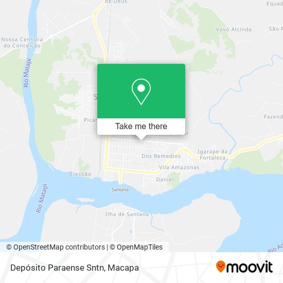 Mapa Depósito Paraense Sntn