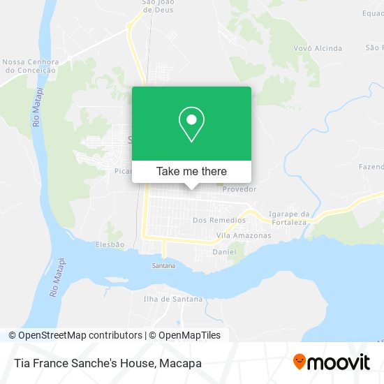 Tia France Sanche's House map