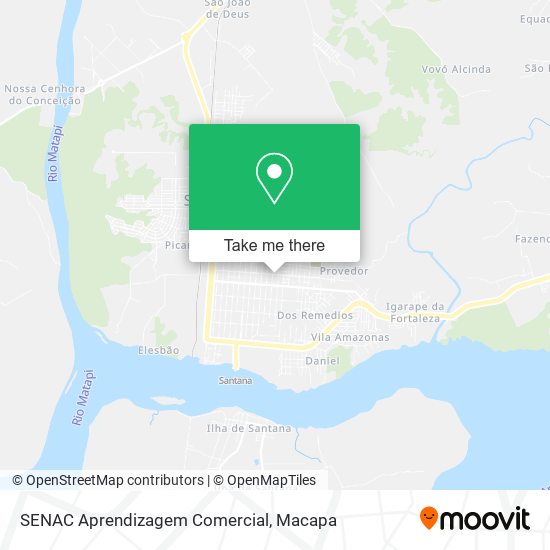 Mapa SENAC Aprendizagem Comercial