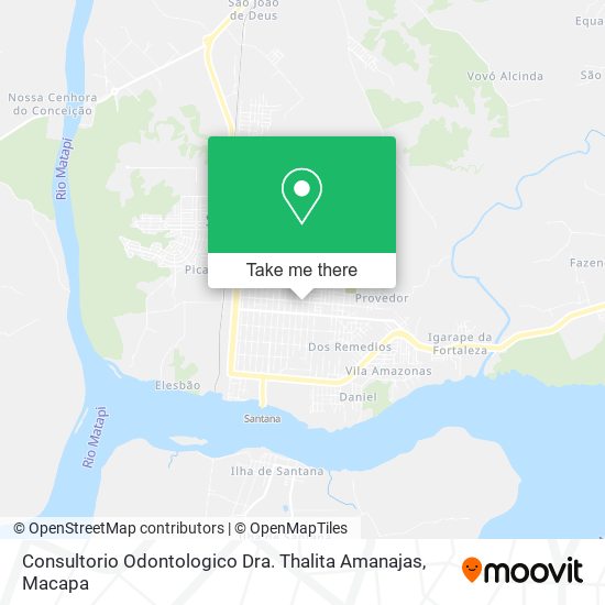 Consultorio Odontologico Dra. Thalita Amanajas map