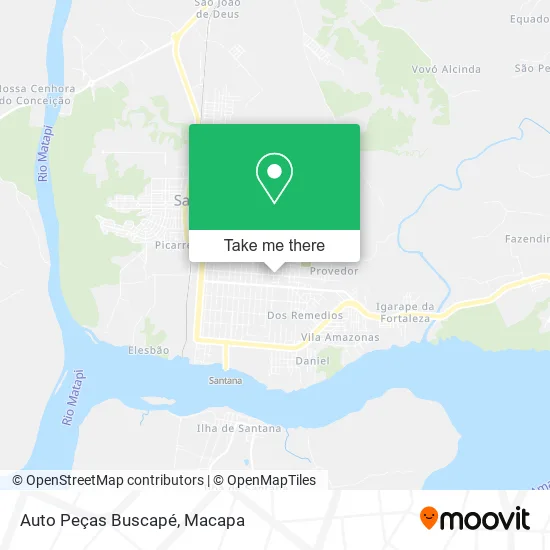 Auto Peças Buscapé map