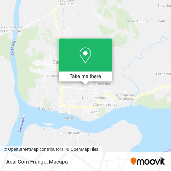 Acai Com Frango map