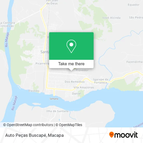 Auto Peças Buscapé map