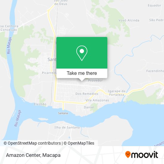 Mapa Amazon Center