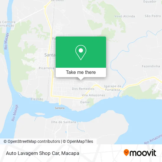 Auto Lavagem Shop Car map