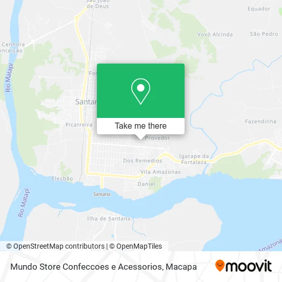 Mundo Store Confeccoes e Acessorios map