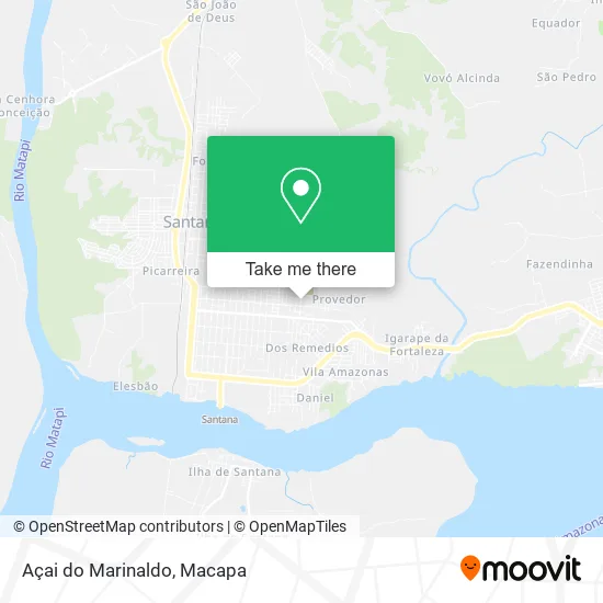 Açai do Marinaldo map