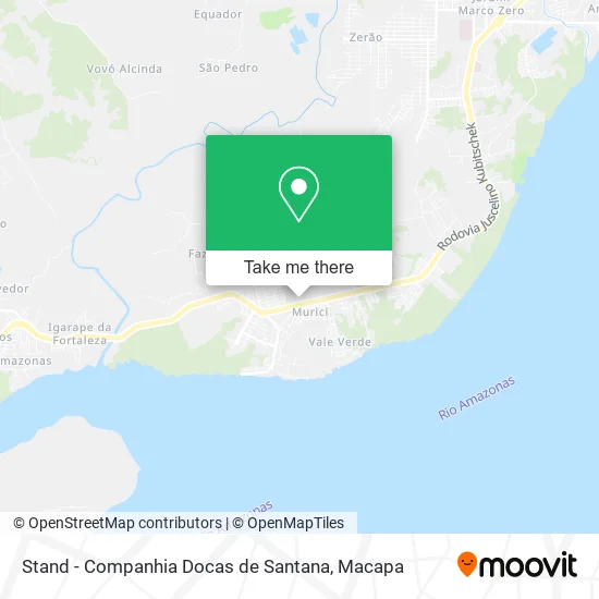 Stand - Companhia Docas de Santana map