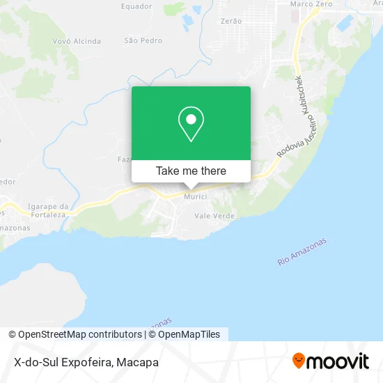 X-do-Sul Expofeira map