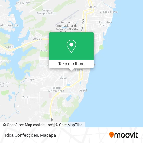 Rica Confecções map