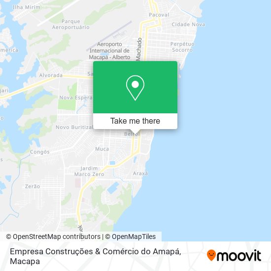 Empresa Construções & Comércio do Amapá map