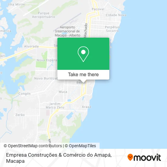 Empresa Construções & Comércio do Amapá map