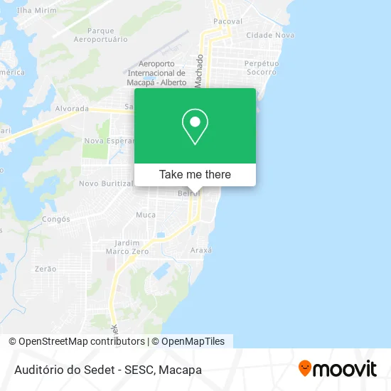 Auditório do Sedet - SESC map