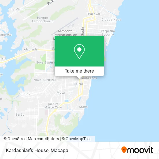 Kardashian's House map