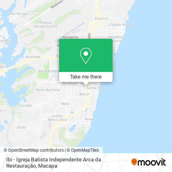 Mapa Ibi - Igreja Batista Independente Arca da Restauração