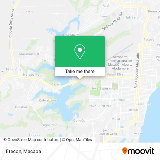 Etecon map