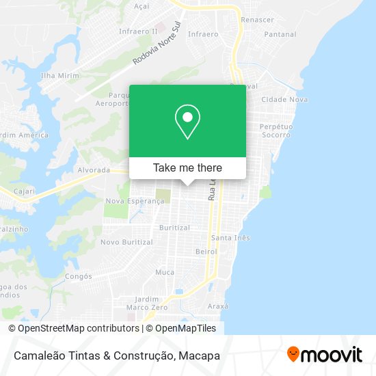 Camaleão Tintas & Construção map