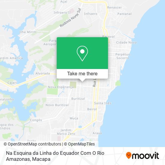 Na Esquina da Linha do Equador Com O Rio Amazonas map