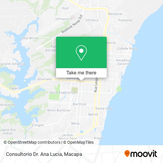 Consultorio Dr. Ana Lucia map