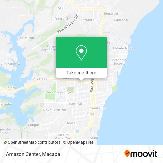 Amazon Center map