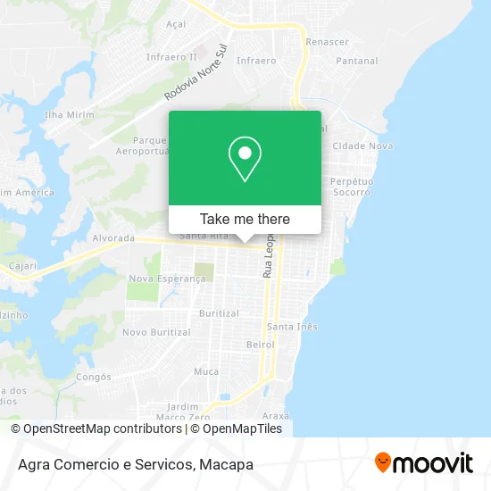 Agra Comercio e Servicos map