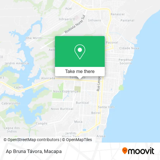 Ap Bruna Távora map