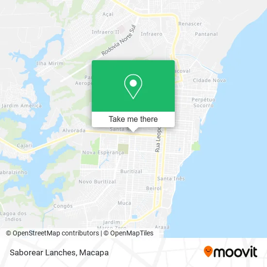 Saborear Lanches map
