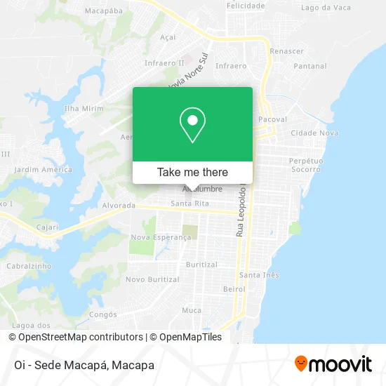 Oi - Sede Macapá map