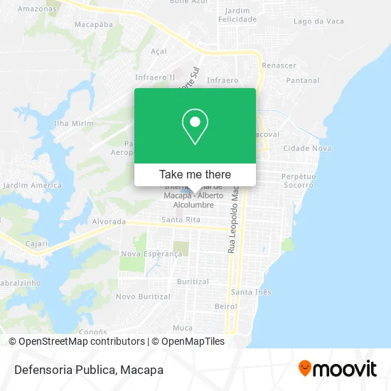 Defensoria Publica map