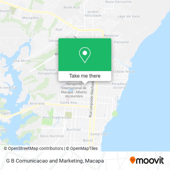 G B Comunicacao and Marketing map