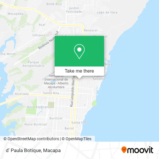 d' Paula Botique map