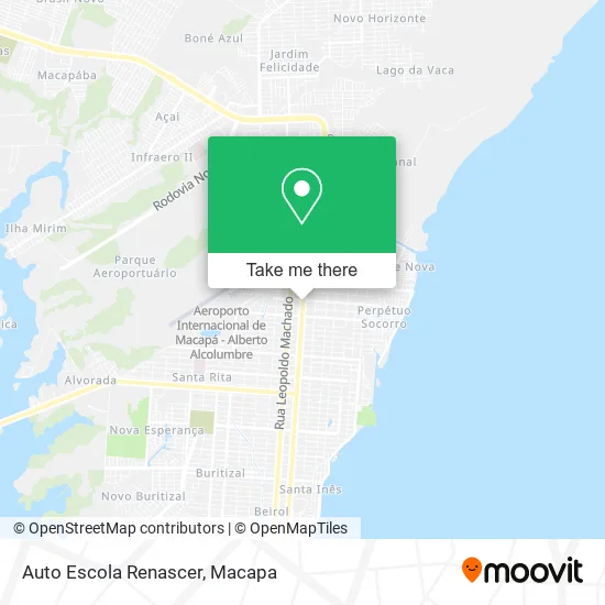 Auto Escola Renascer map