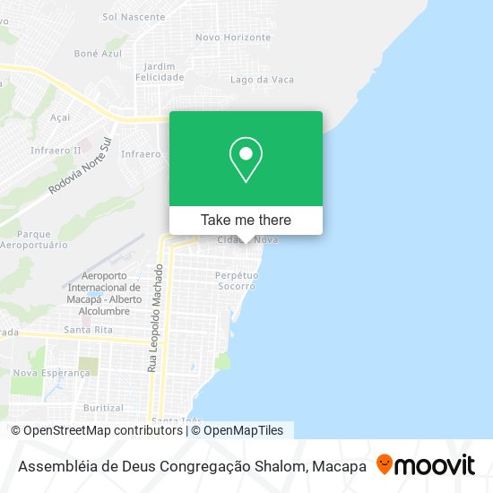 Assembléia de Deus Congregação Shalom map