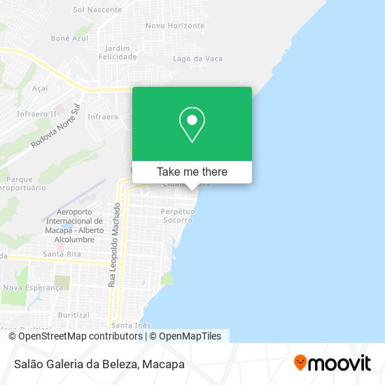 Salão Galeria da Beleza map