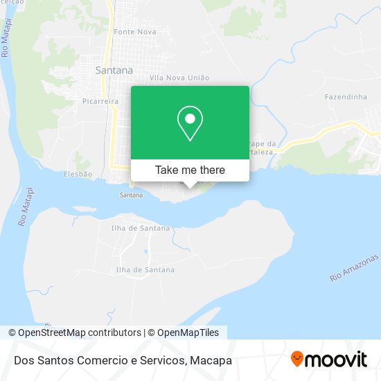 Dos Santos Comercio e Servicos map