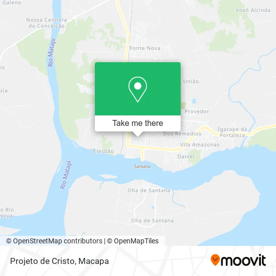 Projeto de Cristo map
